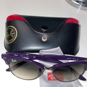 Ray-Ban RB4132 737/32 Sunglasses Cat Eye
Clubmaster Purple Frames